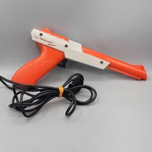 Nintendo NES Zapper Light Gun Controller NES-005 Fire Orange